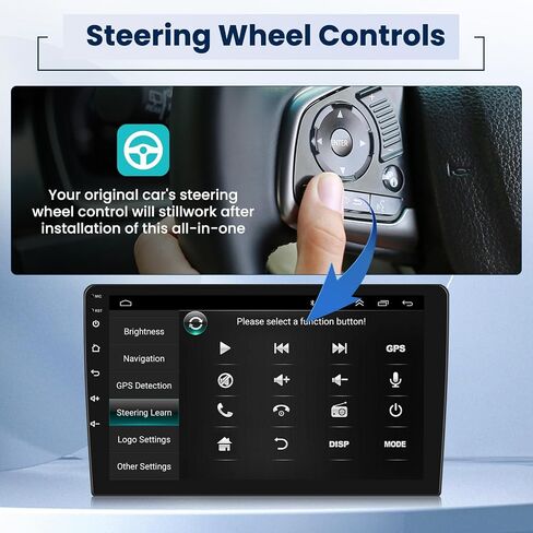 2+64G Inefala for Jeep Compass 2010-2016 Android 13 Dash Kit with Wireless Carplay & Android Auto, 10.1" Touchscreen with WiFi GPS BT HiFi FM/RDS EQ Backup Camera MIC in Saudi Arabia