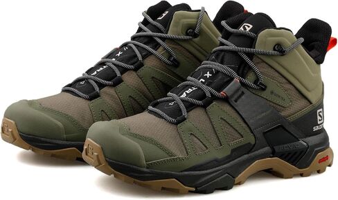 Salomon X Ultra 4 Mid GTX Hiking Boots Mens Sz 11 Deep Lichen Green/Peat/Kelp in Saudi Arabia