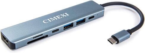محطة إرساء USB C 7 En 1 Cimexi Hdmi 4k Usbc Pd 100w in Saudi Arabia