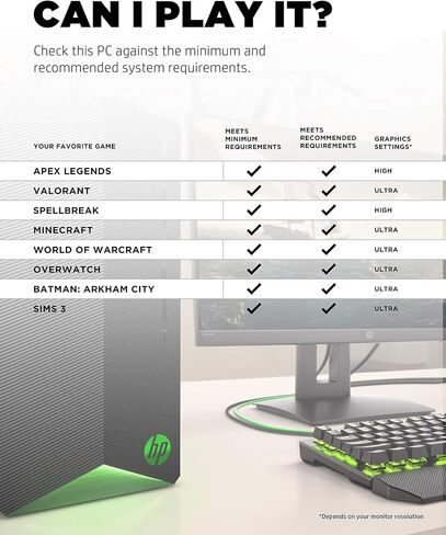 HP Victus 15L Gaming Desktop 2023 Newest, Intel Core i7-12700 up to 4.9GHz(12 cores), NVIDIA GeForce RTX 3060 Graphics, 64GB RAM, 2TB SSD, Wi-Fi 6, Bluetooth, Windows 11 Home in Saudi Arabia