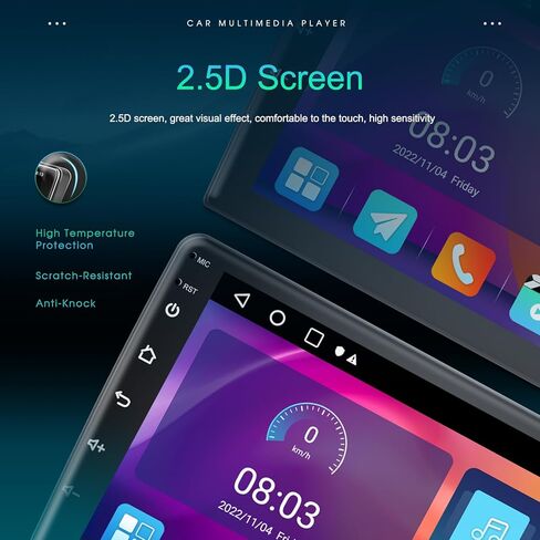2G + 32G راديو ستيريو للسيارة مع Apple CarPlay اللاسلكي Android Auto لسيارة Hyundai Veloster 2012-2017 9 بوصة شاشة لمس Android راديو السيارة بلوتوث مع نظام ملاحة GPS واي فاي كاميرا احتياطية FM RDS وحدة رئيسية in Saudi Arabia