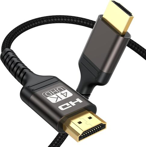 كابل HDMI بطول 6.6 قدم، كابل HDMI 4K بطول 2 متر، سلك HDMI 2.0 عالي السرعة يدعم 4K@60 هرتز، HDCP 2.2، HDR، ثلاثي الأبعاد للسينما والتلفزيون وXbox وPS والكمبيوتر والشاشة والمزيد من الألومنيوم المضفر in Kuwait