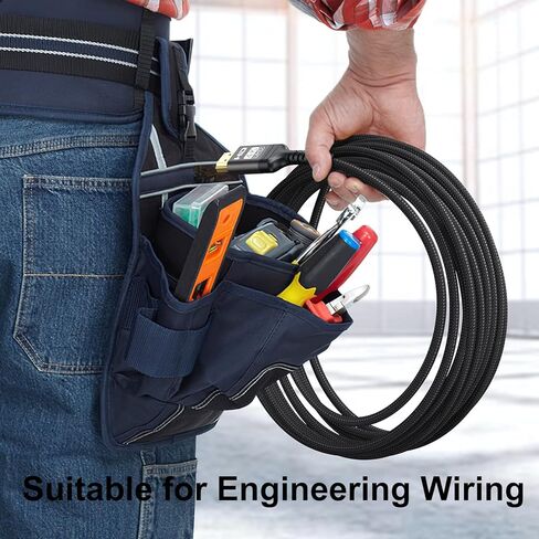 كابل HDMI بطول 6.6 قدم، كابل HDMI 4K بطول 2 متر، سلك HDMI 2.0 عالي السرعة يدعم 4K@60 هرتز، HDCP 2.2، HDR، ثلاثي الأبعاد للسينما والتلفزيون وXbox وPS والكمبيوتر والشاشة والمزيد من الألومنيوم المضفر in Kuwait