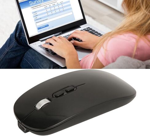 Pomya Computer Mouse, 28 Languages AI Smart Voice Mouse, 2.4G BT Connection Slim Mouse, for Business Working Studying Copywriting in Saudi Arabia