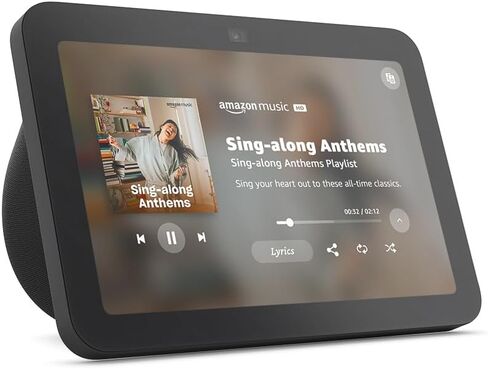 Amazon Echo Show 8 (3rd Gen, 2023 release) | With Spatial Audio, Smart Home Hub, and Alexa | Charcoal in Saudi Arabia