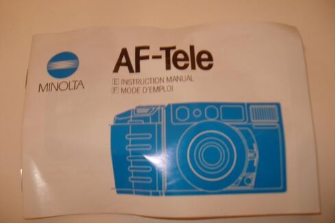 كاميرا Minolta AF-Tele 35 مم Point and Shoot AF Film مع عدسة 38 مم قياسية وعدسة تليفوتوغرافي 60 مم (متجددة) in Saudi Arabia