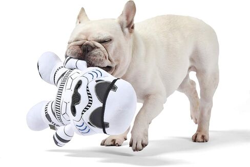 Star Wars Storm Trooper Dog Toy 12 Inch Plush Toy for Dogs, White Storm Trooper Figure Toy| Large Star Wars Plush Toys Fabric Plush Dog Toy, Squeaky Star Wars Plush Toys for Large Dogs in Saudi Arabia