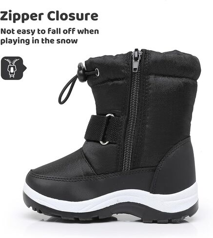 Apakowa Kid's Girls Cold Weather Snow Boots (Toddler/Little Kid) in Kuwait