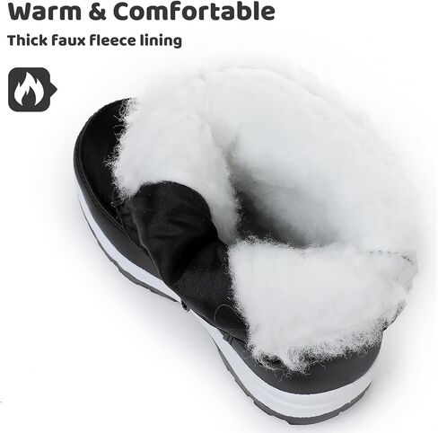 Apakowa Kid's Girls Cold Weather Snow Boots (Toddler/Little Kid) in Kuwait