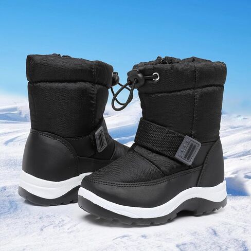 Apakowa Kid's Girls Cold Weather Snow Boots (Toddler/Little Kid) in Kuwait