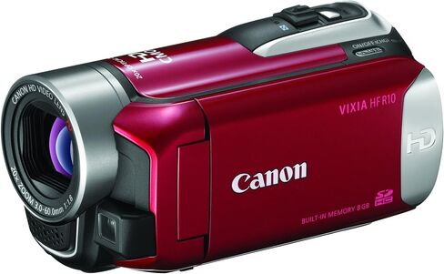 كاميرا فيديو Canon VIXIA HF R10 عالية الدقة مع ذاكرة فلاش 8 جيجابايت (أسود) (متجددة) in Saudi Arabia