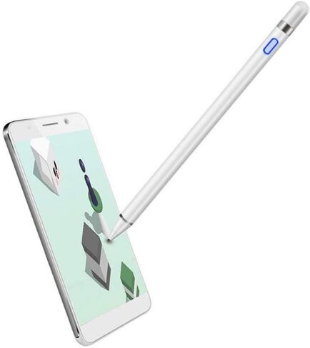 Active Stylus Pencil Compatible for Apple,Stylus Pens for Touch Screens, High Sensitivity,Rechargeable Stylus Pen Compatible with iPhone,iPad,Android Tablet and Other Touch Screen (White) in Saudi Arabia