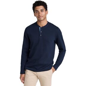 Vince Men's Dbl Knit L/S Henley