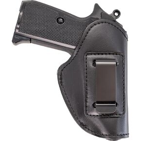 Maxx Carry IWB Soft Leather for Ruger LCP, LCP II .380 ACP | S&W Bodyguard 380 | Colt Mustang | Kahr CW380, P380 | Kimber Micro 380 | Walther PPK. Universal Fit Gun Holster