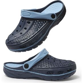 INMINPIN Mens Womens Garden Clogs Shoes Beach Slippers Pool Water Sandals with Comfortable Arch Support Insole