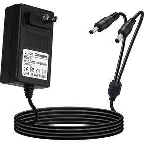 AC DC Charger 7.4V Rechargeable Li-ion Battery Power Cord Compatible with Snow Deer Heated Gloves Socks Hat Charging Cable