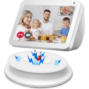 Echo Show 5 3rd Generation, Stand for Show 5 (3rd Gen), Tilt + Swivel Stand for Echo Show 5 (3rd Generation), Adjustable & 360 Degree Swivel Holder with Magnetic Attachment Anti-Slip Base