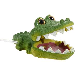 Fish Aquarium Accessories Alligator Aquarium Ornament- Alligator Air Decorations, Resin Ornament for Aquarium Fish Tank Decor Aquarium Accessories