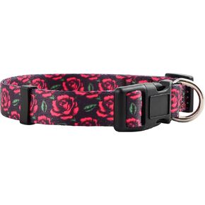 مجموعة أطواق الكلاب من Native Pup Girl، أنماط وردية لطيفة للجراء الإناث، قلوب، ورود، زهور، مموهة، منقط، هدية للسلالات الكبيرة أو الصغيرة (قلوب، متوسطة) in Kuwait