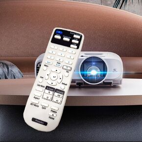 Replace Remote Control 219863500 fit for Epson Projector PowerLite E20 119W X49 W49 118 982W 1288 EB-720 EB-L200X EB-L520U BrightLink 1480Fi 1485Fi EB-725Wi 735Fi 725Wi EX3280 Home Cinema 880 880X