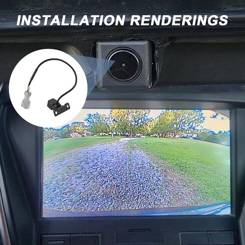 كاميرا احتياطية للرؤية الخلفية متوافقة مع Hyundai Santa Fe Sport 2013 2014 2015 2016 2.0 2.4L عكس كاميرا المساعدة في ركن السيارة يستبدل الجزء # 95760-2W000، 95760-2W000-FFF، 95760-2W300 in Kuwait