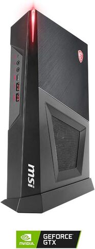 MSI MPG Trident 3 10SI-002US كمبيوتر مكتبي صغير الحجم Intel Core i5-10400F، GeForce GTX 1660 Super، ذاكرة 8 جيجا، 512 جيجا SSD، 1 تيرابايت HDD، WiFi 6، USB Type-C، Windows 10 Home in Saudi Arabia