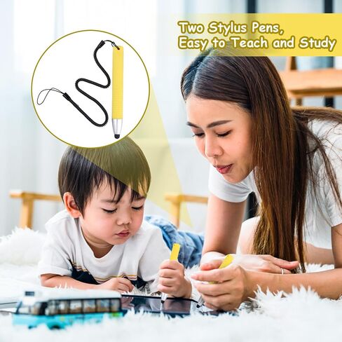 Kid Stylus Pen for Touch Screens, Sensitive Capacitive Stylus Pen with Spring Cord, Children's Crayon Tablet Stylus Pen for Touch Screen Devices Smartphones Tablets (Green) in Saudi Arabia
