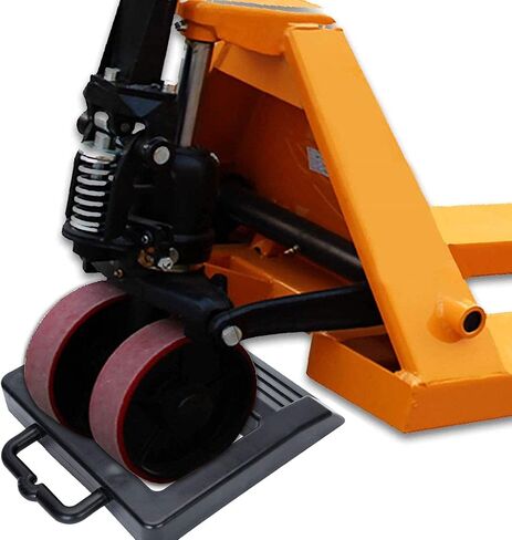 Homeon Wheels Pallet Truck Chock سدادة رافعة البليت شديدة التحمل 14.2 بوصة طول × 11.6 بوصة عرض × 2 بوصة ارتفاع أصفر (عبوة واحدة) in Kuwait
