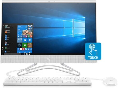 كمبيوتر مكتبي HP 24-F مقاس 23.8 بوصة عالي الدقة IPS-WLED يعمل باللمس AMD Ryzen 3 3200U 8 جيجابايت و1 تيرابايت HDD الكل في واحد (متجدد) in Saudi Arabia