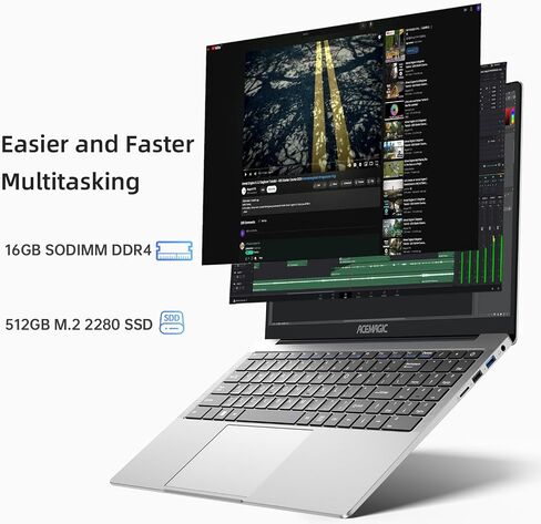 ACEMAGIC Laptop Computer with Intel N95 Windows Laptop 16GB DDR4 512GB M.2 2280 SSD Traditional Laptops 15.6-inch IPS FHD Windows11 WIFI5 BT5.0 HDMI Type-C USB Home Laptops Office Laptops Mini Laptop in Saudi Arabia