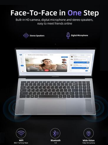 ACEMAGIC Laptop Computer with Intel N95 Windows Laptop 16GB DDR4 512GB M.2 2280 SSD Traditional Laptops 15.6-inch IPS FHD Windows11 WIFI5 BT5.0 HDMI Type-C USB Home Laptops Office Laptops Mini Laptop in Saudi Arabia