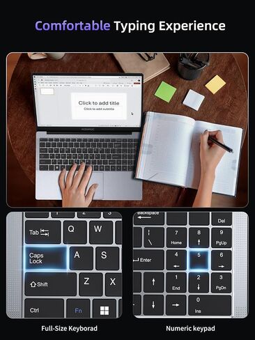 ACEMAGIC Laptop Computer with Intel N95 Windows Laptop 16GB DDR4 512GB M.2 2280 SSD Traditional Laptops 15.6-inch IPS FHD Windows11 WIFI5 BT5.0 HDMI Type-C USB Home Laptops Office Laptops Mini Laptop in Saudi Arabia