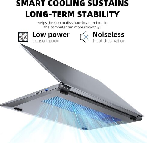 SGIN 15.6 Inch Laptop, 12GB DDR4 512GB SSD Laptop Computers, FHD 1920X1080 Screen, High Performance Quad-Core Celeron N5095 Processors, Bluetooth 4.2, Webcam, 2.4G/5G WiFi(Gray) in Kuwait