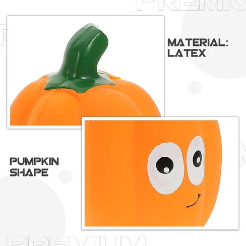 POPETPOP 2PCS لعبة صرير اليقطين: اليقطين الكلب مضغ اللعب الصوت squeaker الحيوانات الأليفة طحن الأسنان لعب الحيوانات الأليفة لعبة تدريب الهالوين الكلب لعب للكلاب القط تخفيف الضغط in Saudi Arabia