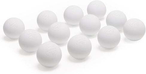 Champion Sports Lacrosse Balls: Official Size Sporting Goods Equipment for Professional, College & Grade School Games, Practices & Recreation - NCAA, NFHS and SEI Certified - Pack of 12 - Yellow in Kuwait