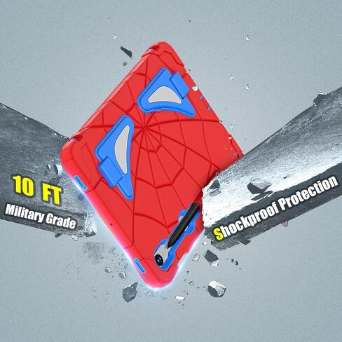 SIBEITU Case for Samsung Galaxy Tab S9 11 Inch/Galaxy Tab S9 FE 10.9 Inch 2023 for Kids with Screen Protector Stand, Kids Friendly Shockproof Case with Shoulder Strap for Samsung Tab S9/S9 FE, Blue in Kuwait