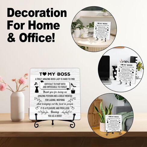 Chaos Coordinator Gifts, Funny Desk Decor for Boss Coworkers, 5x5 Inches Chaos Coordinator Wooden Sign, Appreciation Gifts, Wood Plaque Sign with Stand-A08 in Saudi Arabia