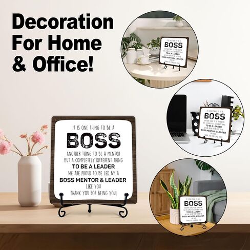 هدايا منسق الفوضى، ديكور مكتب مضحك لزملاء العمل، 5x5 بوصة علامة خشبية منسق الفوضى، هدايا التقدير، علامة لوحة خشبية مع حامل-A08 in Kuwait