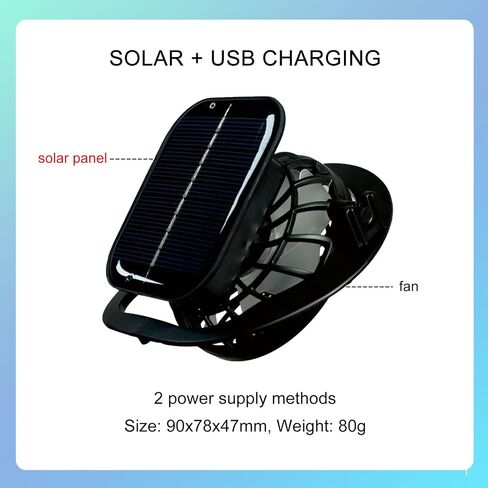 Men Sun Hat with 2 Solar Fan UPF 50+ Fishing Hats Wide Brim UV Protection Sun Hat, USB Charging in Saudi Arabia