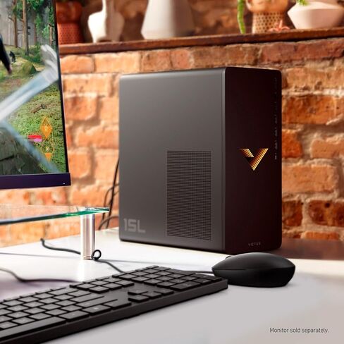 كمبيوتر HP 2024 الأحدث Victus Gaming Desktop، معالج AMD Ryzen 5-5600G، ذاكرة الوصول العشوائي 64 جيجابايت، 1 تيرابايت SSD، رسومات AMD Radeon RX 6400، Wi-Fi 6، بلوتوث، HDMI، Windows 11 Home، مع ماوس in Saudi Arabia