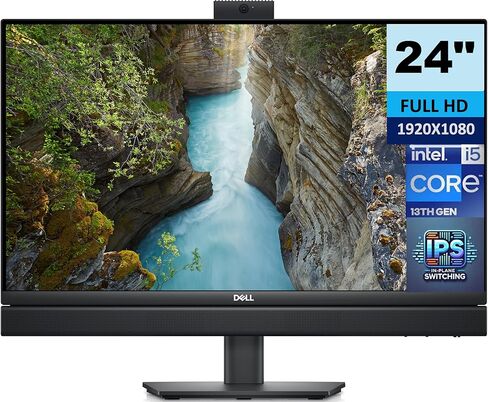 شاشة Dell OptiPlex 7410 AIO Business الكل في واحد مقاس 23.8 بوصة IPS FHD (Intel i5-13500، 64 جيجابايت DDR5، 1 تيرابايت PCIe SSD، رسومات مدمجة، كاميرا ويب FHD، Win 11 Pro) (متجدد) in Kuwait