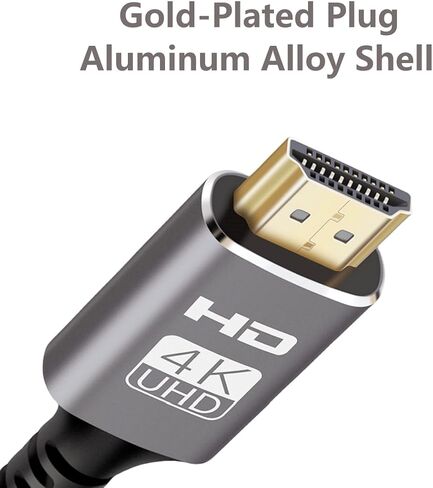 DisplayPort to HDMI Cable 6.6Ft 4K@30Hz Uni-Directional DP to HDMI for Sceptre E248W C248W, PHILIPS 221V8LN, LG, Acer, Dell, HP Monitor, Projector in Saudi Arabia