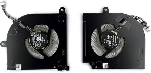 استبدال مروحة تبريد وحدة المعالجة المركزية + وحدة معالجة الرسومات الجديدة لـ MSI Stealth 15M، MS-1562 MS-1563، P/N: BS5405HS-U4W BS5405HS-U4X in Kuwait