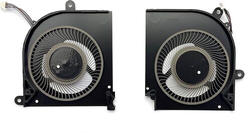 استبدال مروحة تبريد وحدة المعالجة المركزية + وحدة معالجة الرسومات الجديدة لـ MSI Stealth 15M، MS-1562 MS-1563، P/N: BS5405HS-U4W BS5405HS-U4X in Kuwait