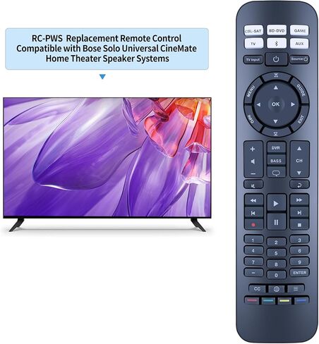 New RC-PWS LLL Replacement Remote Control Compatible for Bose Cinemate Solo Series II Remote Solo 5, 10, 15 A11 714543-1020, URC-15U in Saudi Arabia