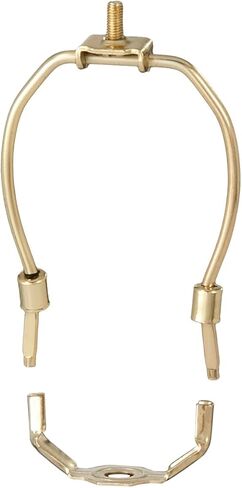 B&P Lamp® قيثارة مصباح ذات وزن عادي مقاس 6 بوصات، لمسة نهائية من الفولاذ المطلي بالنحاس in Kuwait