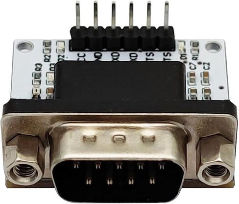RS232 to TTL Level Serial Adapter Converter Module Interface Port rs-232 to TTL Serial Signal Converter SP3232 Chip DB9 UART Connector Male in Kuwait