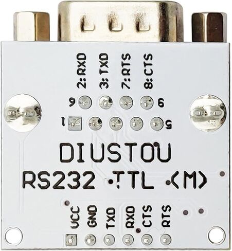 RS232 to TTL Level Serial Adapter Converter Module Interface Port rs-232 to TTL Serial Signal Converter SP3232 Chip DB9 UART Connector Male in Kuwait