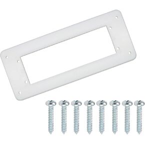 Adapter Plate, Mounting Plate Compatible with Fusion MS-RA70, MS-RA70N, MS-RA70NSX Marine Entertainment System, White