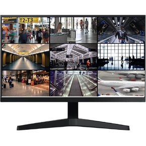 32 Inch FHD 1080P CCTV Security Monitor, Thin LED Screen Computer Monitor, 60Hz Refresh Rate with HDMI VGA BNC and Audio, Compatible with 4K, for Surveillance NVR/DVR System